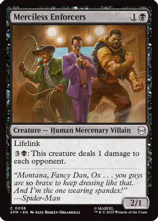 Merciless Enforcers (SPM-058) - Marvel's Spider-Man [Common]