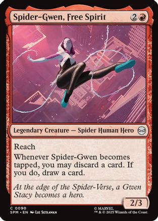 Spider-Gwen, Free Spirit (SPM-090) - Marvel's Spider-Man [Common]