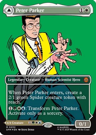 Peter Parker (Showcase) (SPM-232) - Marvel's Spider-Man Foil [Mythic]
