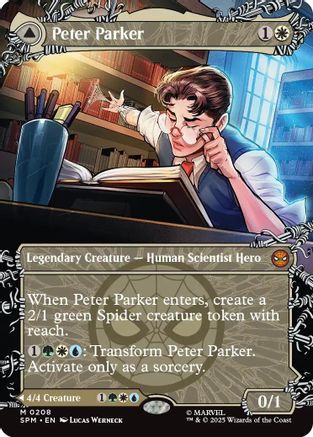 Peter Parker (0208) (Borderless) (SPM-208) - Marvel's Spider-Man [Mythic]