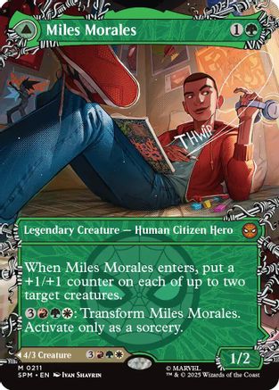 Miles Morales (0211) (Borderless) (SPM-211) - Marvel's Spider-Man [Mythic]