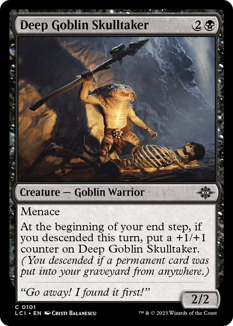 Deep Goblin Skulltaker (LCI-101) - The Lost Caverns of Ixalan [Common]