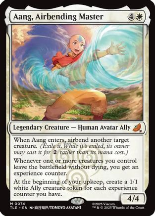 Aang, Airbending Master (TLE-074) - Avatar: The Last Airbender: Eternal-Legal [Mythic]