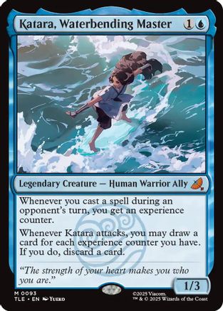 Katara, Waterbending Master (TLE-093) - Avatar: The Last Airbender: Eternal-Legal Foil [Mythic]