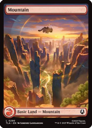 Mountain (290) (TLA-290) - Avatar: The Last Airbender Foil [Land]