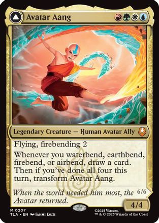 Avatar Aang (TLA-207) - Avatar: The Last Airbender Foil [Mythic]