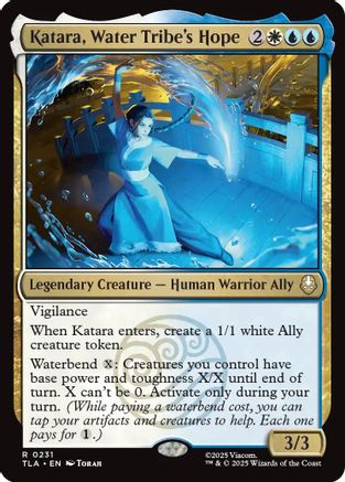 Katara, Water Tribe's Hope (TLA-231) - Avatar: The Last Airbender Foil [Rare]