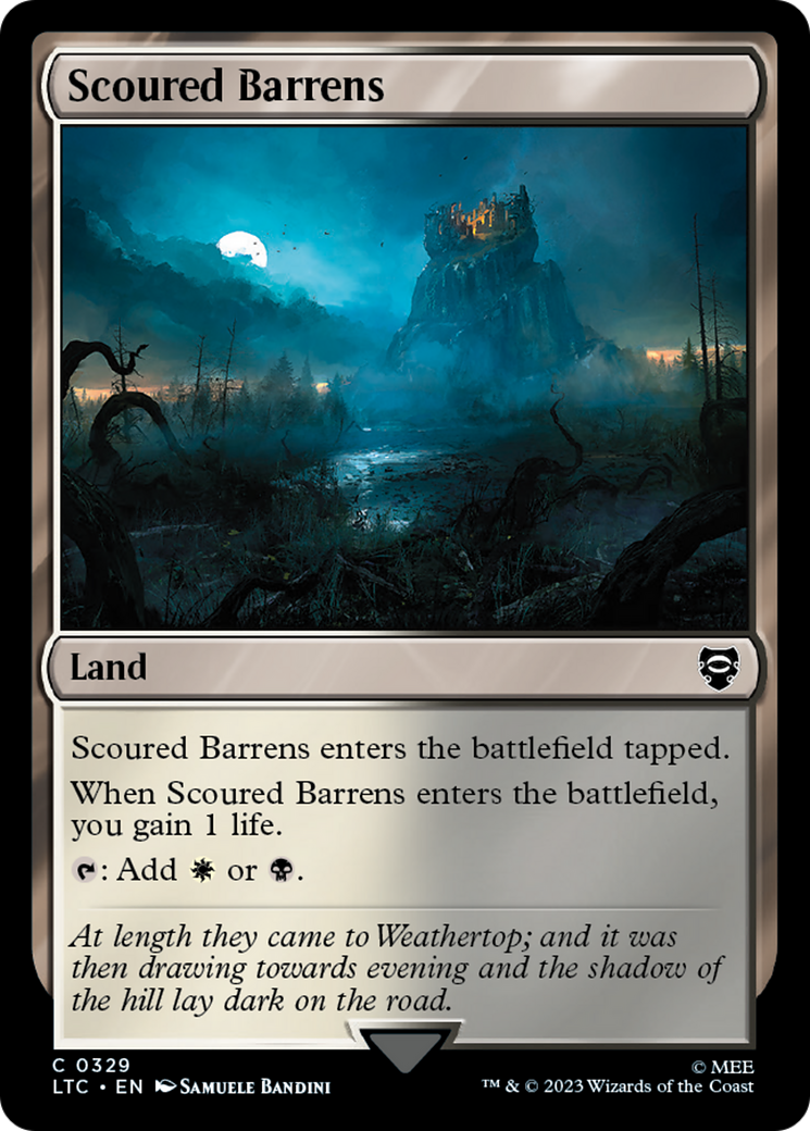 Scoured Barrens (LTC-329) - Tales of Middle-earth Commander [Common]