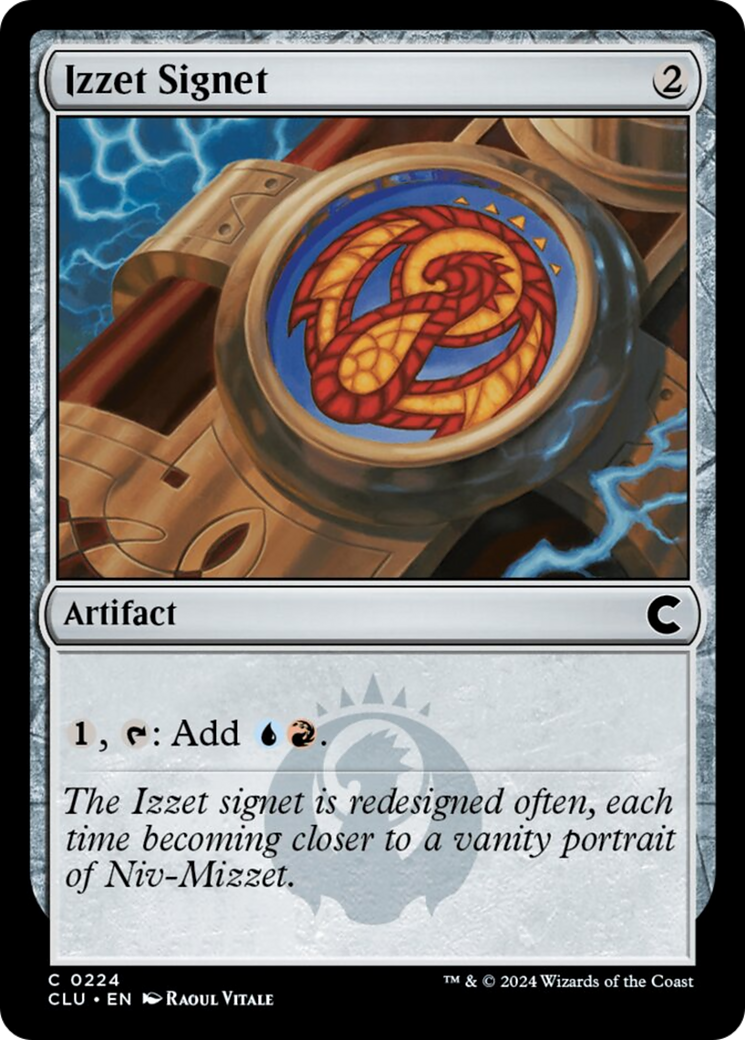 Izzet Signet (CLU-224) - Ravnica: Clue Edition [Common]