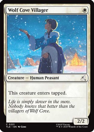 Wolf Cove Villager (TLE-221) - Avatar: The Last Airbender: Eternal-Legal Foil [Common]