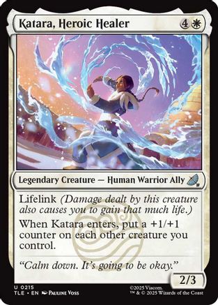 Katara, Heroic Healer (TLE-215) - Avatar: The Last Airbender: Eternal-Legal [Uncommon]