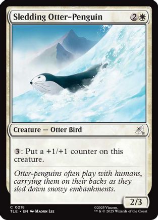 Sledding Otter-Penguin (TLE-218) - Avatar: The Last Airbender: Eternal-Legal [Common]