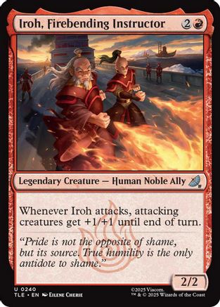 Iroh, Firebending Instructor (TLE-240) - Avatar: The Last Airbender: Eternal-Legal [Uncommon]