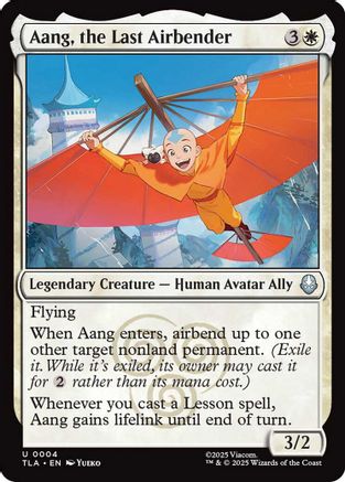 Aang, the Last Airbender (TLA-004) - Avatar: The Last Airbender Foil [Uncommon]