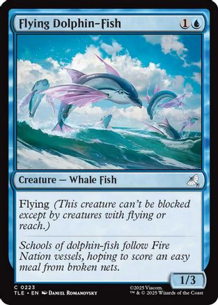 Flying Dolphin-Fish (TLE-223) - Avatar: The Last Airbender: Eternal-Legal Foil [Common]