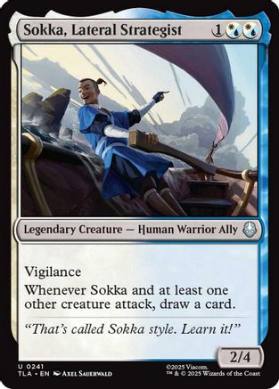 Sokka, Lateral Strategist (TLA-241) - Avatar: The Last Airbender Foil [Uncommon]
