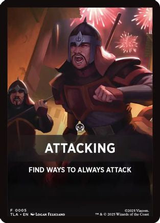 Attacked Theme Card (TLA-005) - Avatar: The Last Airbender [Token]