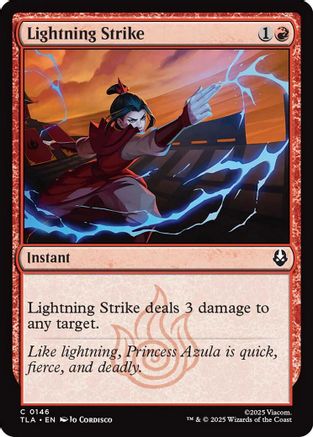 Lightning Strike (TLA-146) - Avatar: The Last Airbender Foil [Common]
