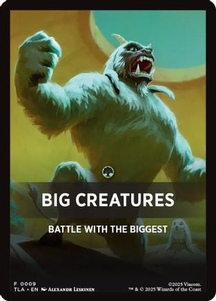 Big Creatures Theme Card (TLA-009) - Avatar: The Last Airbender [Token]
