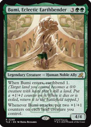 Bumi, Eclectic Earthbender (TLE-248) - Avatar: The Last Airbender: Eternal-Legal Foil [Rare]