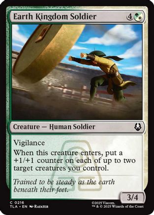 Earth Kingdom Soldier (TLE-216) - Avatar: The Last Airbender: Eternal-Legal Foil [Common]