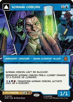 Norman Osborn (Borderless) (SPM-220) - Marvel's Spider-Man Foil [Mythic]