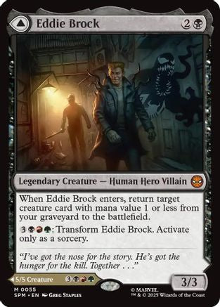 Eddie Brock (SPM-055) - Marvel's Spider-Man Foil [Mythic]