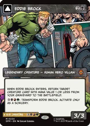 Eddie Brock (0224) (Borderless) (SPM-224) - Marvel's Spider-Man [Mythic]