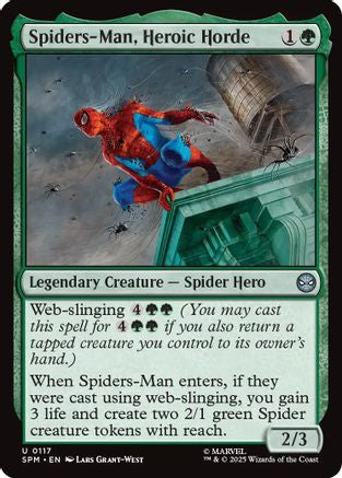 Spiders-Man, Heroic Horde (SPM-117) - Marvel's Spider-Man Foil [Uncommon]