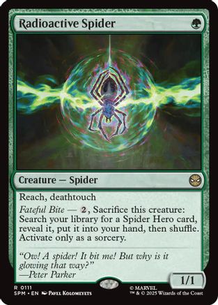 Radioactive Spider (SPM-285) - Marvel's Spider-Man Foil [Rare]