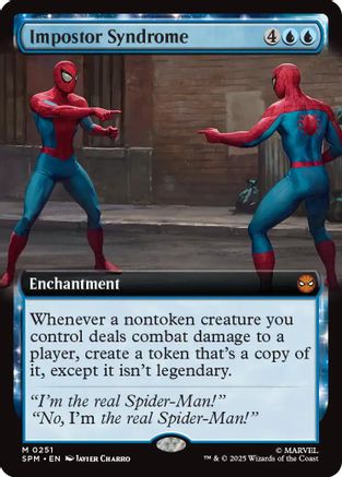 Impostor Syndrome (Extended Art) (SPM-251) - Marvel's Spider-Man Foil [Mythic]