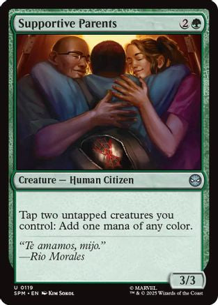 Supportive Parents (SPM-119) - Marvel's Spider-Man [Uncommon]