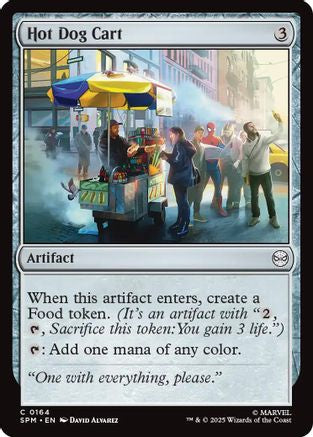 Hot Dog Cart (SPM-164) - Marvel's Spider-Man Foil [Common]