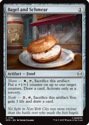 Bagel and Schmear (SPM-161) - Marvel's Spider-Man Foil [Common]