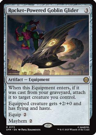 Rocket-Powered Goblin Glider (SPM-172) - Marvel's Spider-Man [Rare]