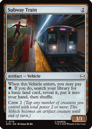Subway Train (SPM-178) - Marvel's Spider-Man [Common]