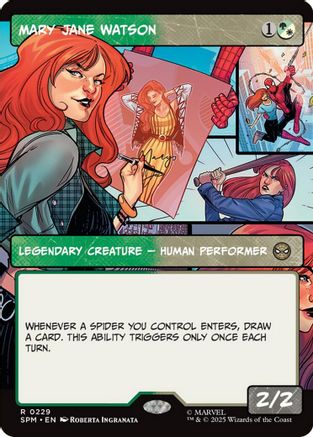 Mary Jane Watson (Borderless) (SPM-229) - Marvel's Spider-Man [Rare]