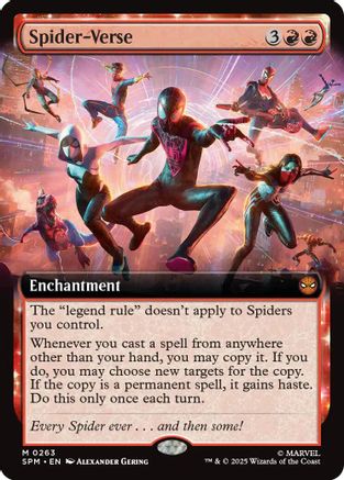 Spider-Verse (Extended Art) (SPM-263) - Marvel's Spider-Man [Mythic]