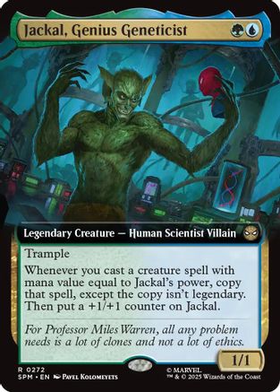 Jackal, Genius Geneticist (Extended Art) (SPM-272) - Marvel's Spider-Man Foil [Rare]