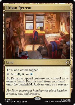 Urban Retreat (SPM-187) - Marvel's Spider-Man Foil [Rare]