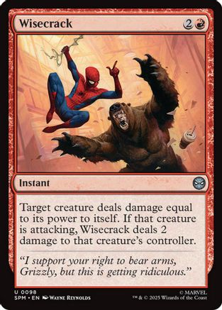 Wisecrack (SPM-098) - Marvel's Spider-Man [Uncommon]