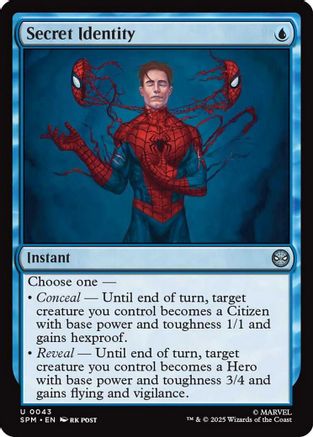 Secret Identity (SPM-043) - Marvel's Spider-Man [Uncommon]