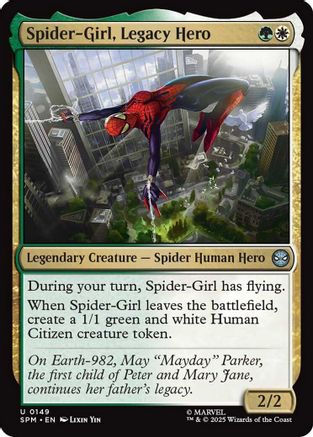 Spider-Girl, Legacy Hero (SPM-149) - Marvel's Spider-Man Foil [Uncommon]