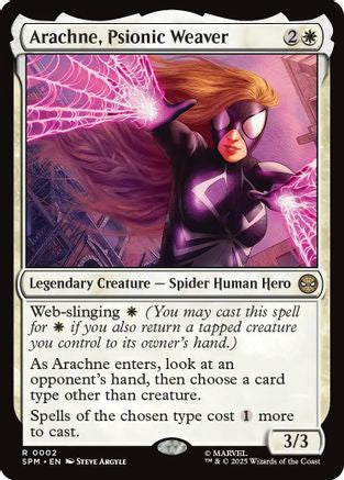 Arachne, Psionic Weaver (SPM-002) - Marvel's Spider-Man [Rare]