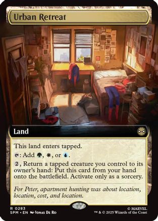 Urban Retreat (Extended Art) (SPM-283) - Marvel's Spider-Man [Rare]