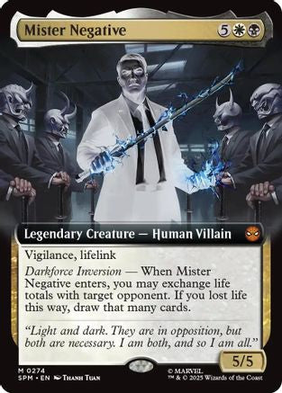 Mister Negative (Extended Art) (SPM-274) - Marvel's Spider-Man Foil [Mythic]