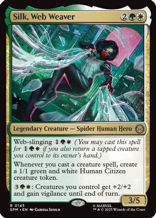 Silk, Web Weaver (SPM-145) - Marvel's Spider-Man [Rare]
