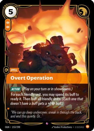 Overt Operation (153/298) - Origins Foil