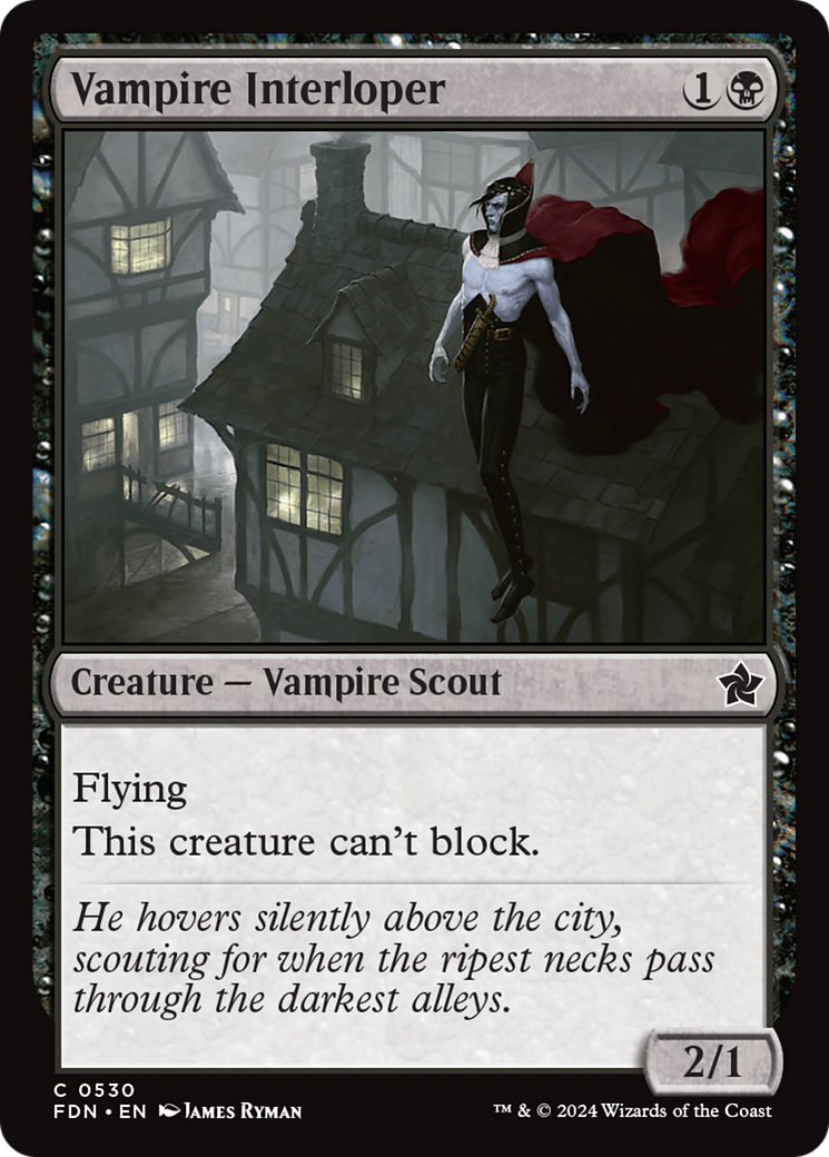 Vampire Interloper (FDN-530) - Foundations [Common]