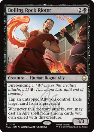 Boiling Rock Rioter (TLA-087) - Avatar: The Last Airbender Foil [Rare]